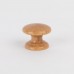 Knob style D 30mm oak lacquered wooden knob